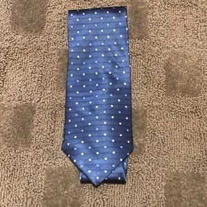 Men's Perry Ellis Portfolio navy polka dot tie